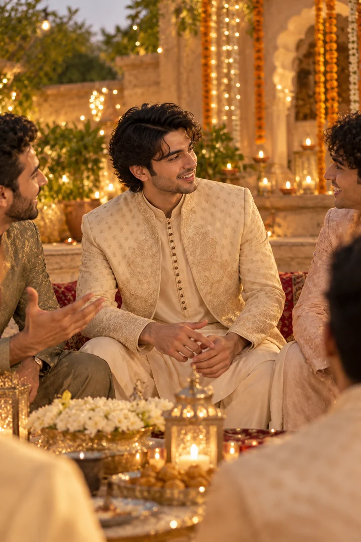 Celebration and festive luxury sherwanis in Jaipur